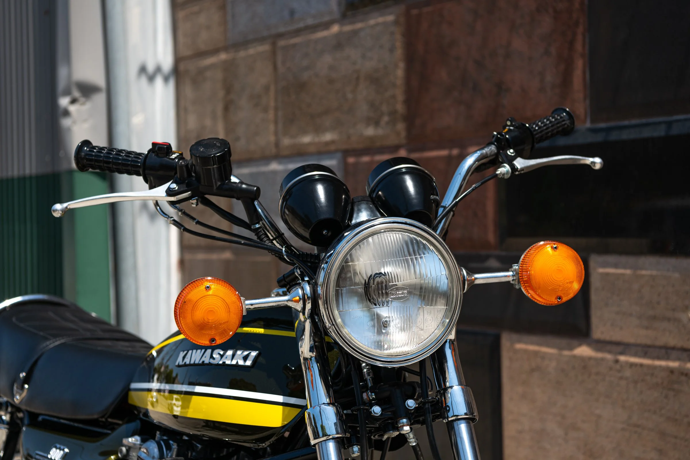 1974 Kawasaki Z1A 900 Giallo d286 — Bello Moto SF